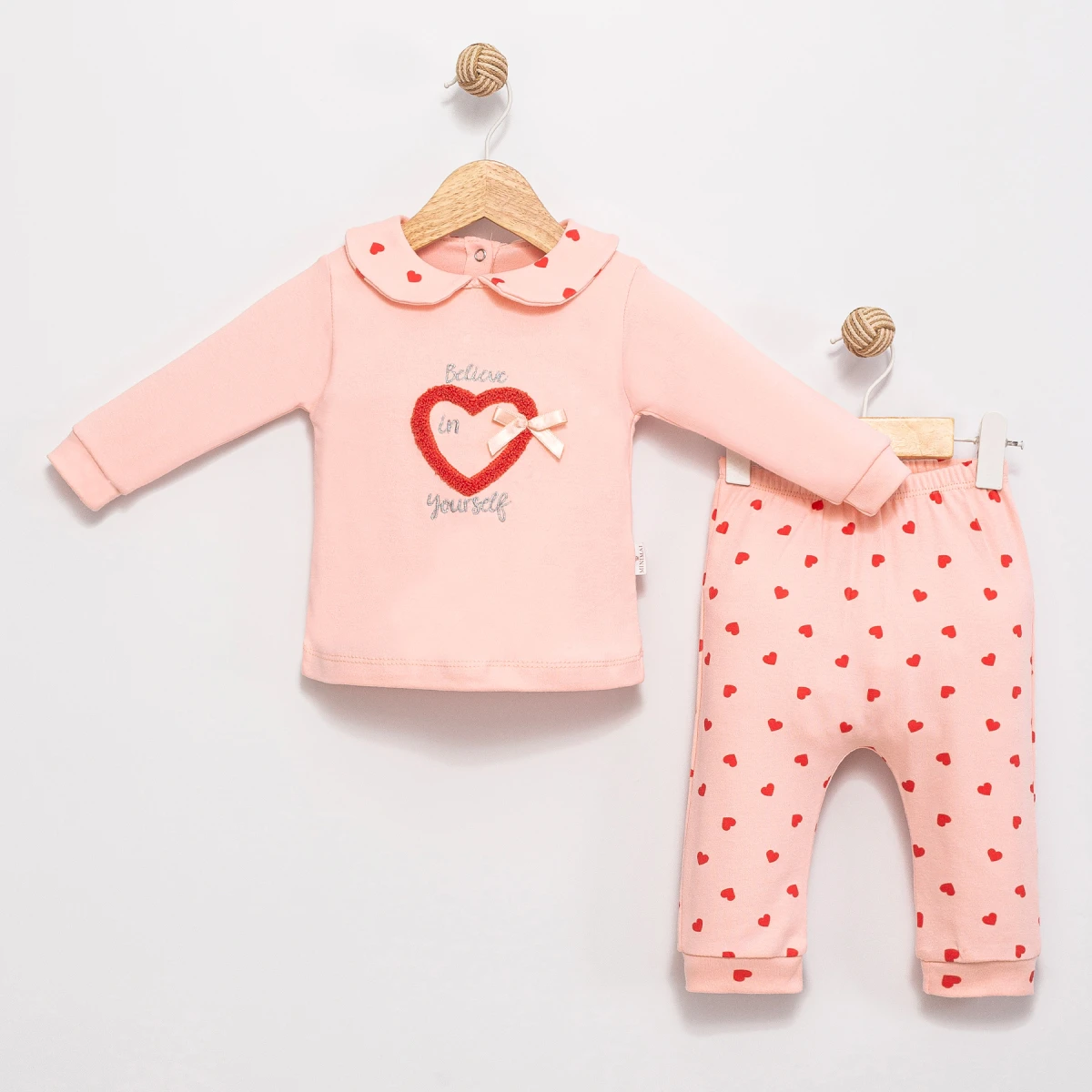 KALPLİ SÜZENELİ 2 Lİ BEBE TAKIM 2000