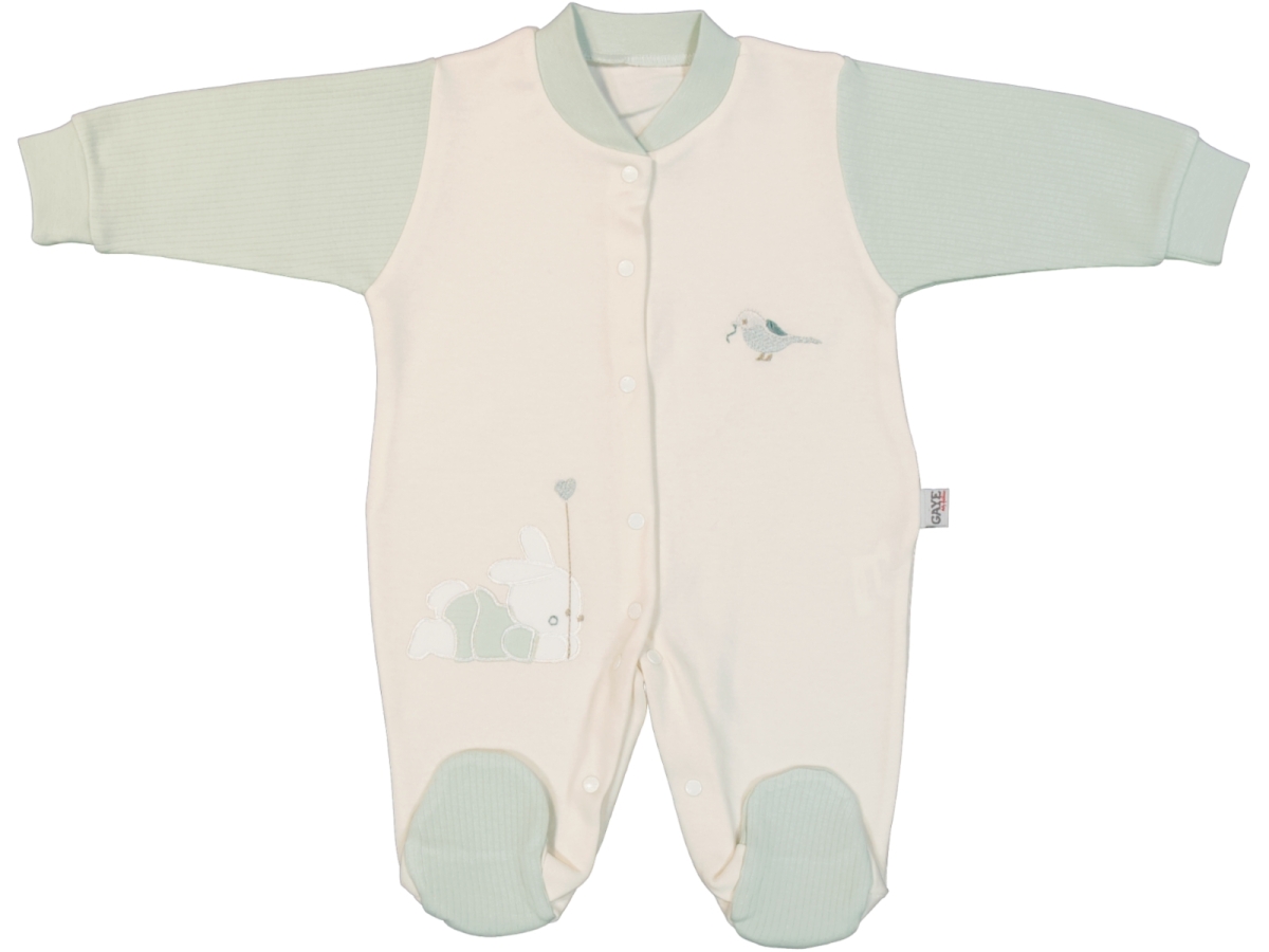 KALPLİ TAVŞAN  NAKIŞLI PENYE BEBE TULUM 2434