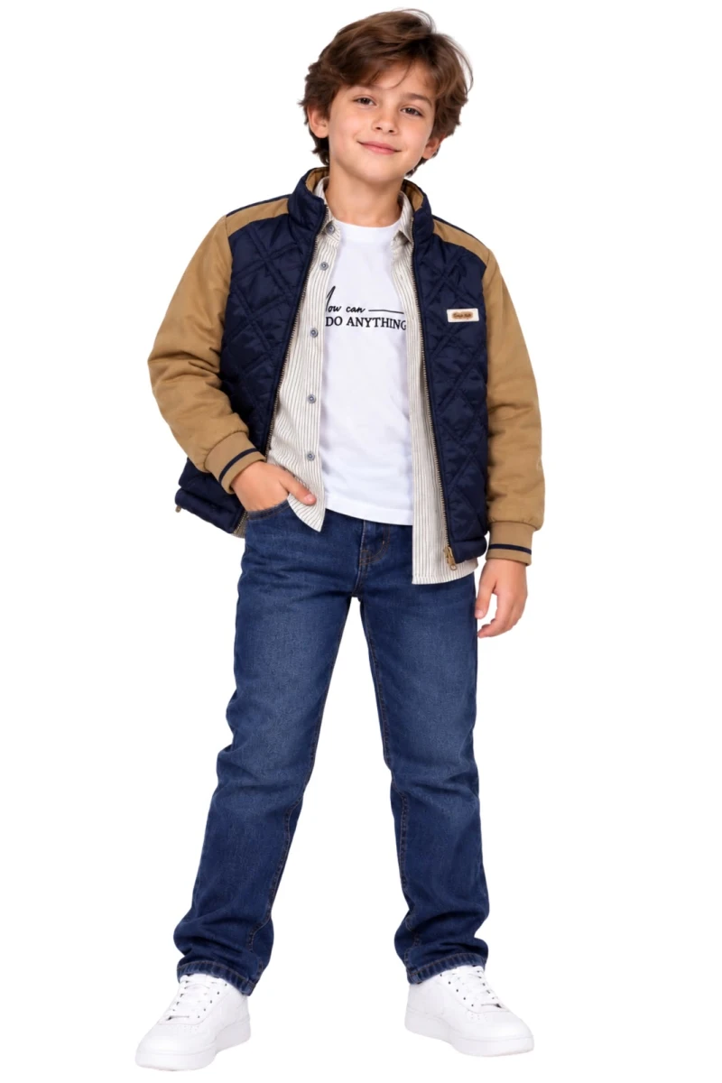 KAPİTONE CEKETLİ 4 LÜ ERKEK ÇOCUK TAKIM  0181
