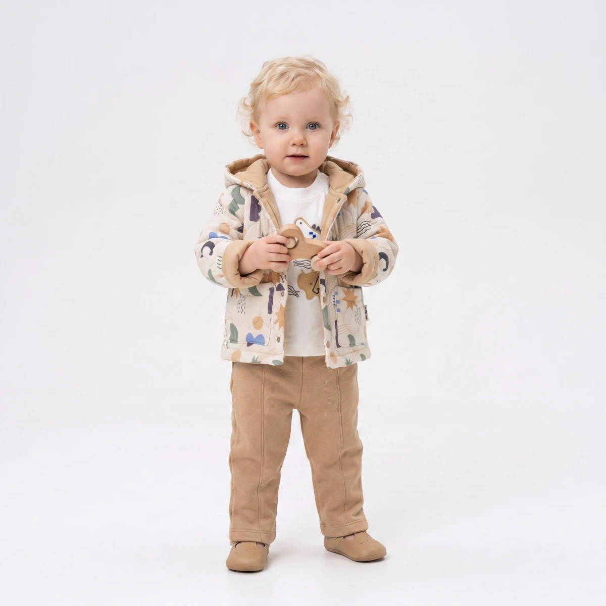 KAPİTONE MONTLU 3 LÜ BEBE TAKIM 8496