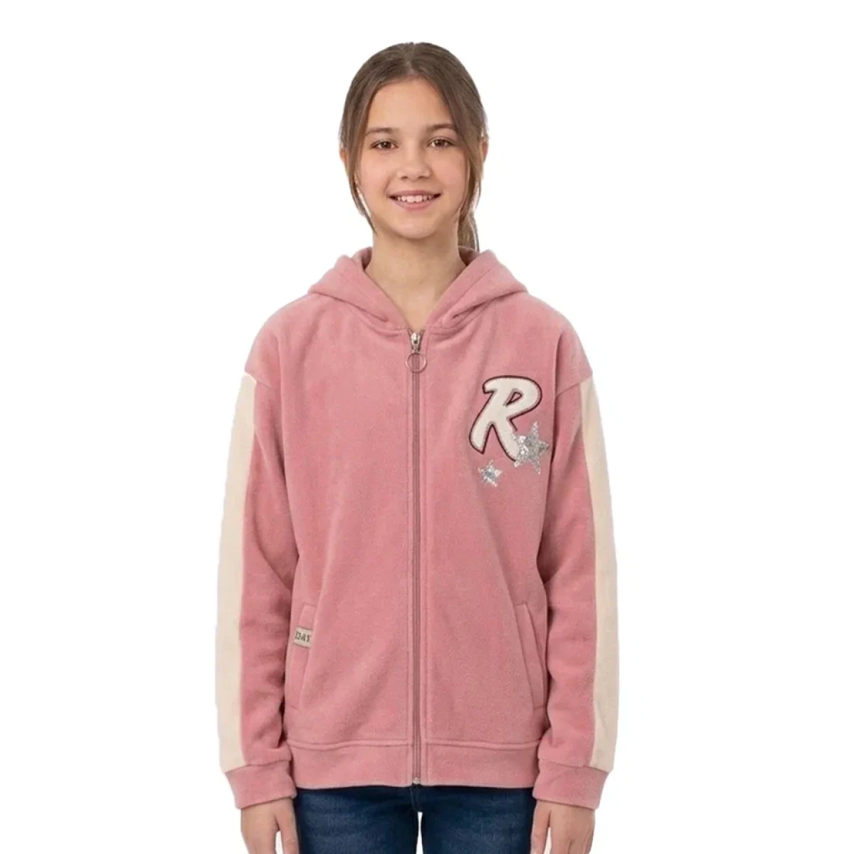 KAPÜŞONLU KIZ ÇOCUK POLAR HIRKA R26880