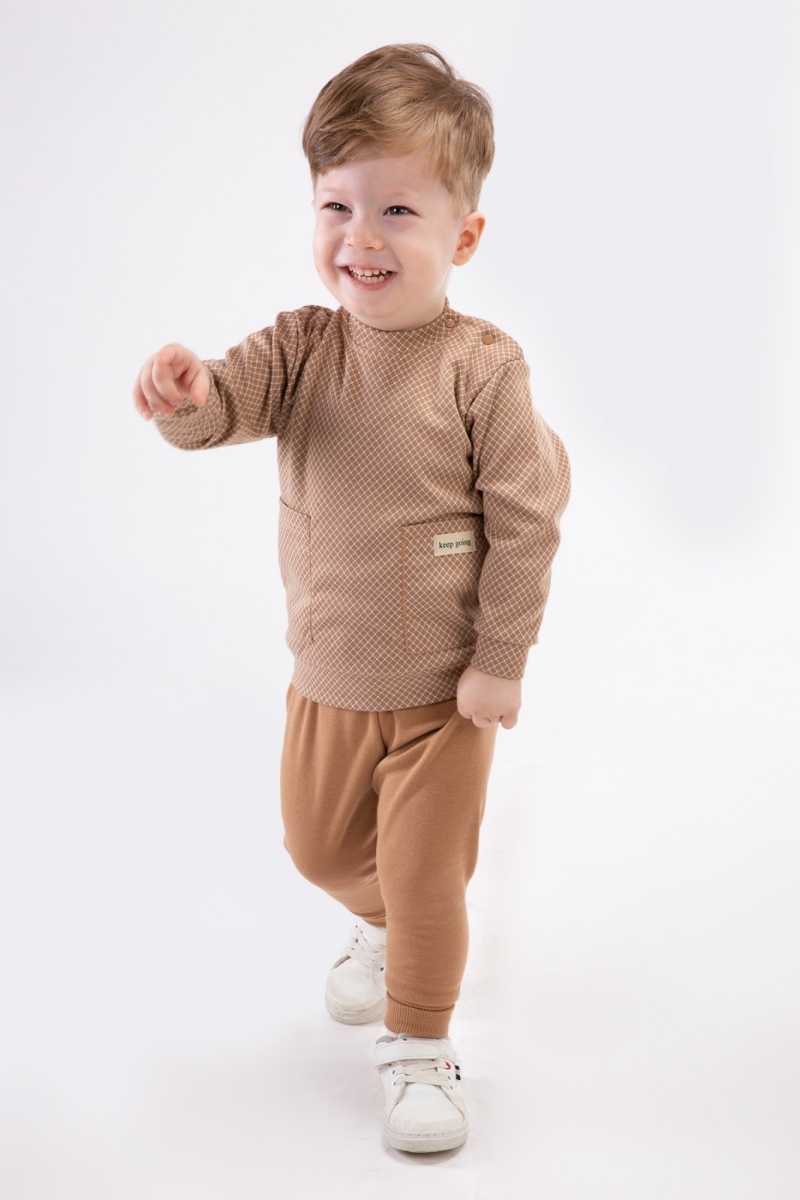KARELİ 2 CEPLİ ARMALI ERKEK TAKIM 2366