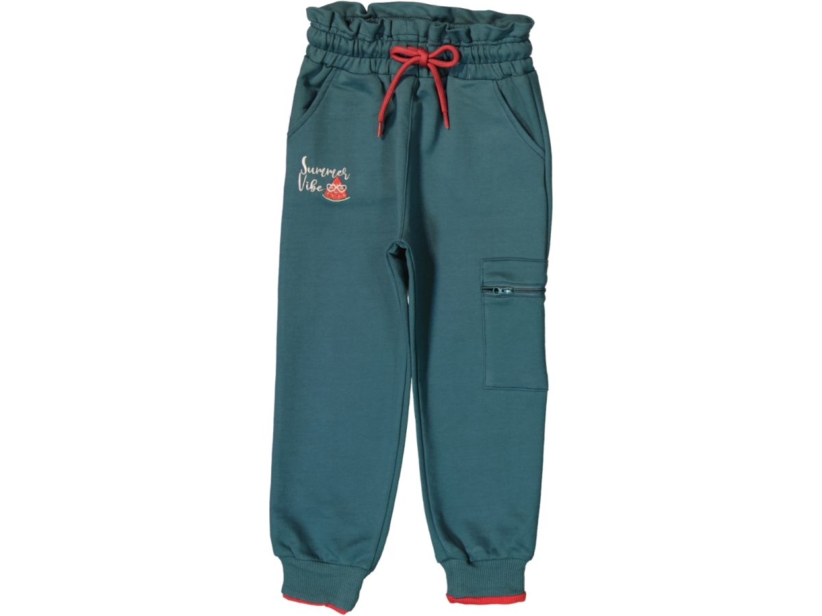  KARGO CEP FERMUARLİ NAKİSLİ EŞOFMAN ALTI 3-8 YAŞ