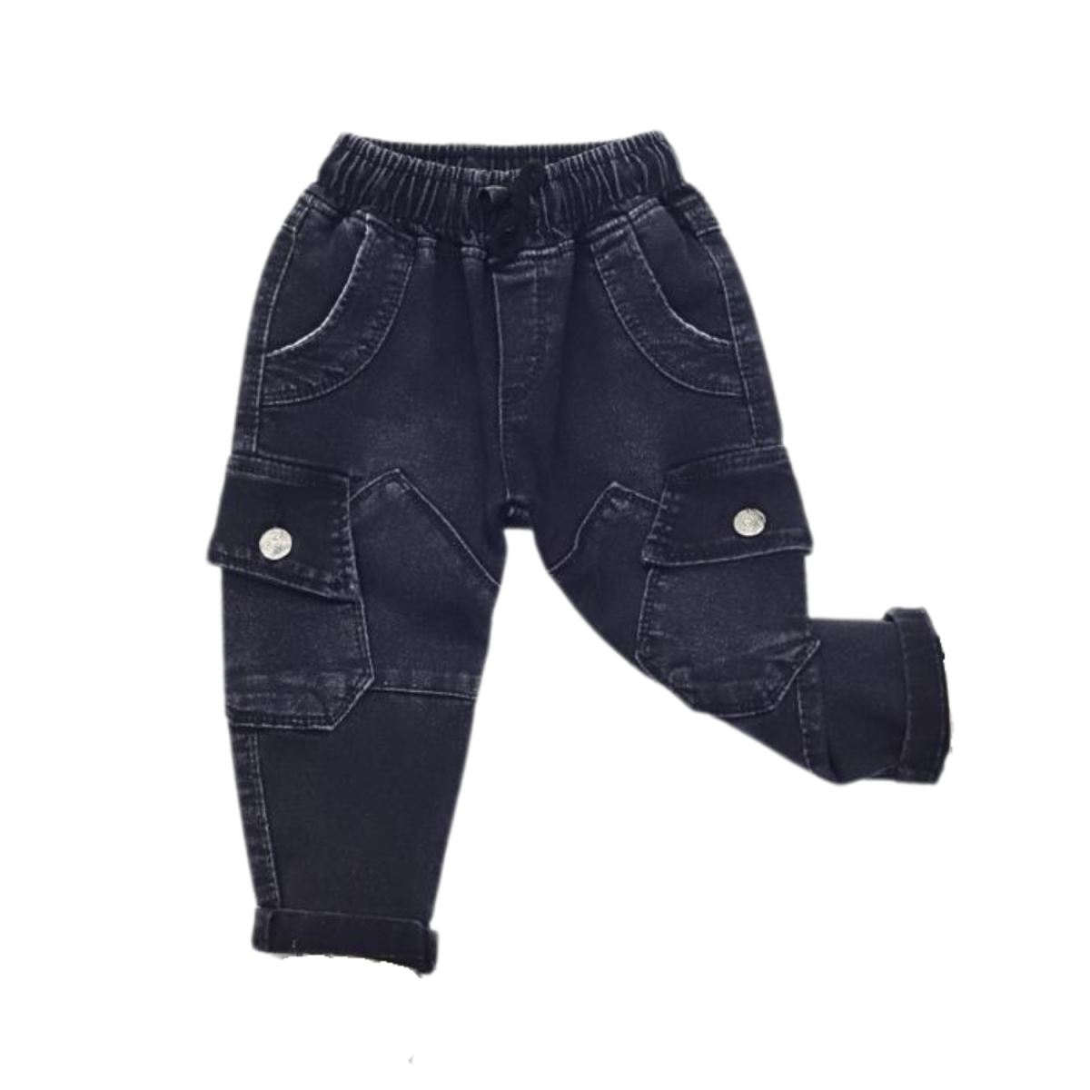 KARGO CEPLİ ERKEK BEBE KOT PANTALON 1510