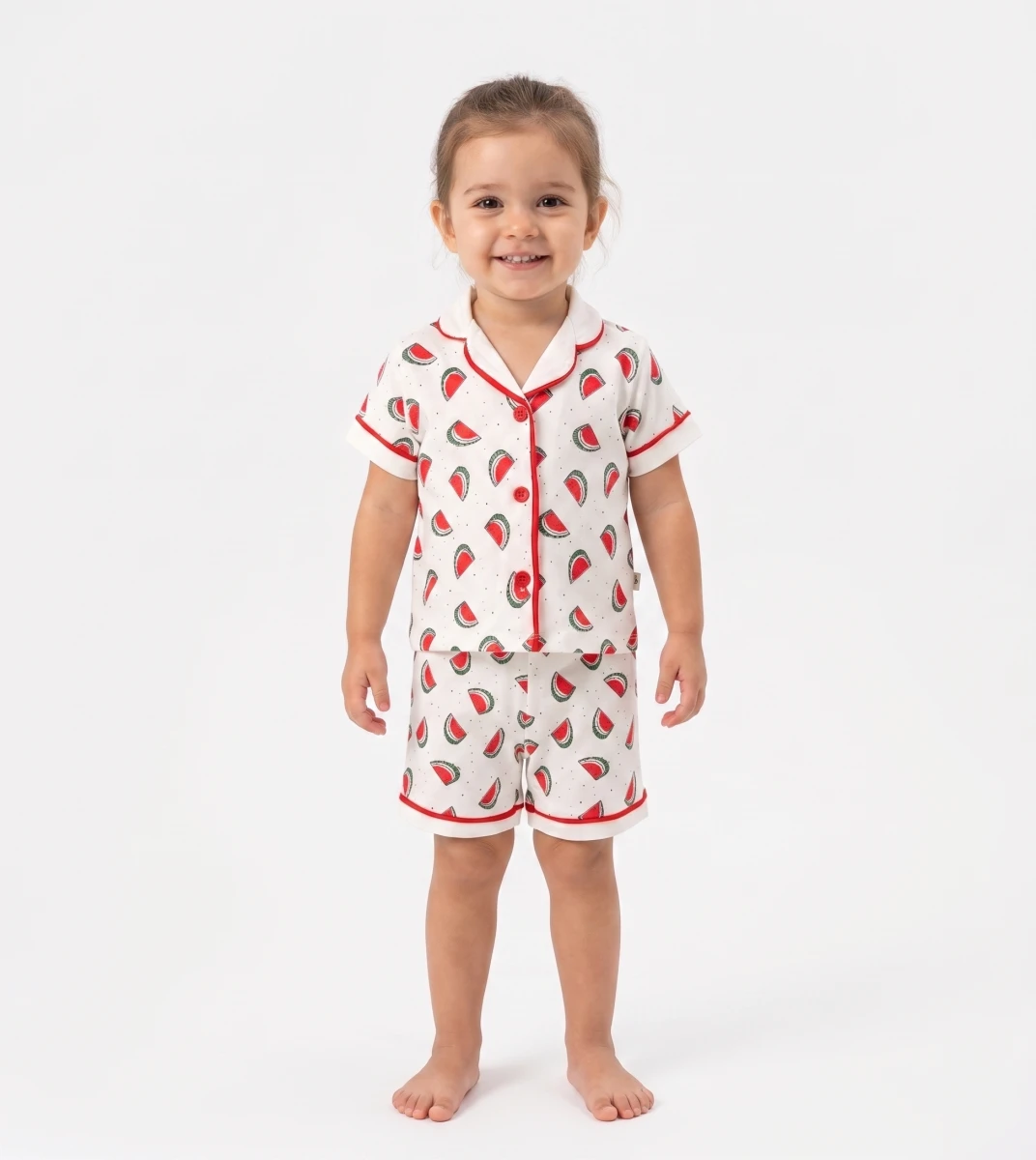 KARPUZ DESENLİ KIZ BEBE PİJAMA TAKIM 6143