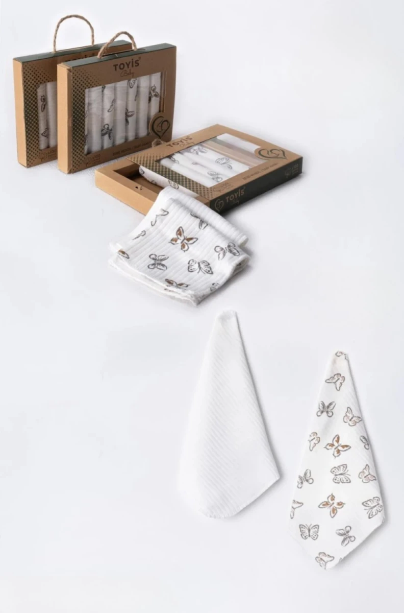 KELEBEK DESEN PENYE BEBE MENDİL 11001