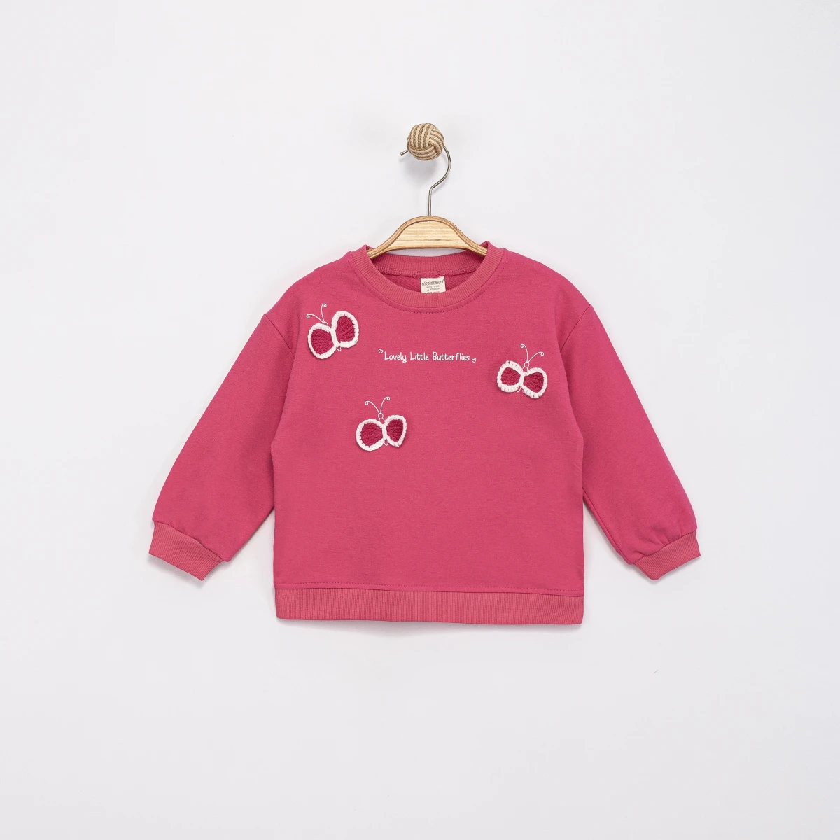  KELEBEKLİ 2 İP KIZ ÇOCUK SWEAT 0281-2