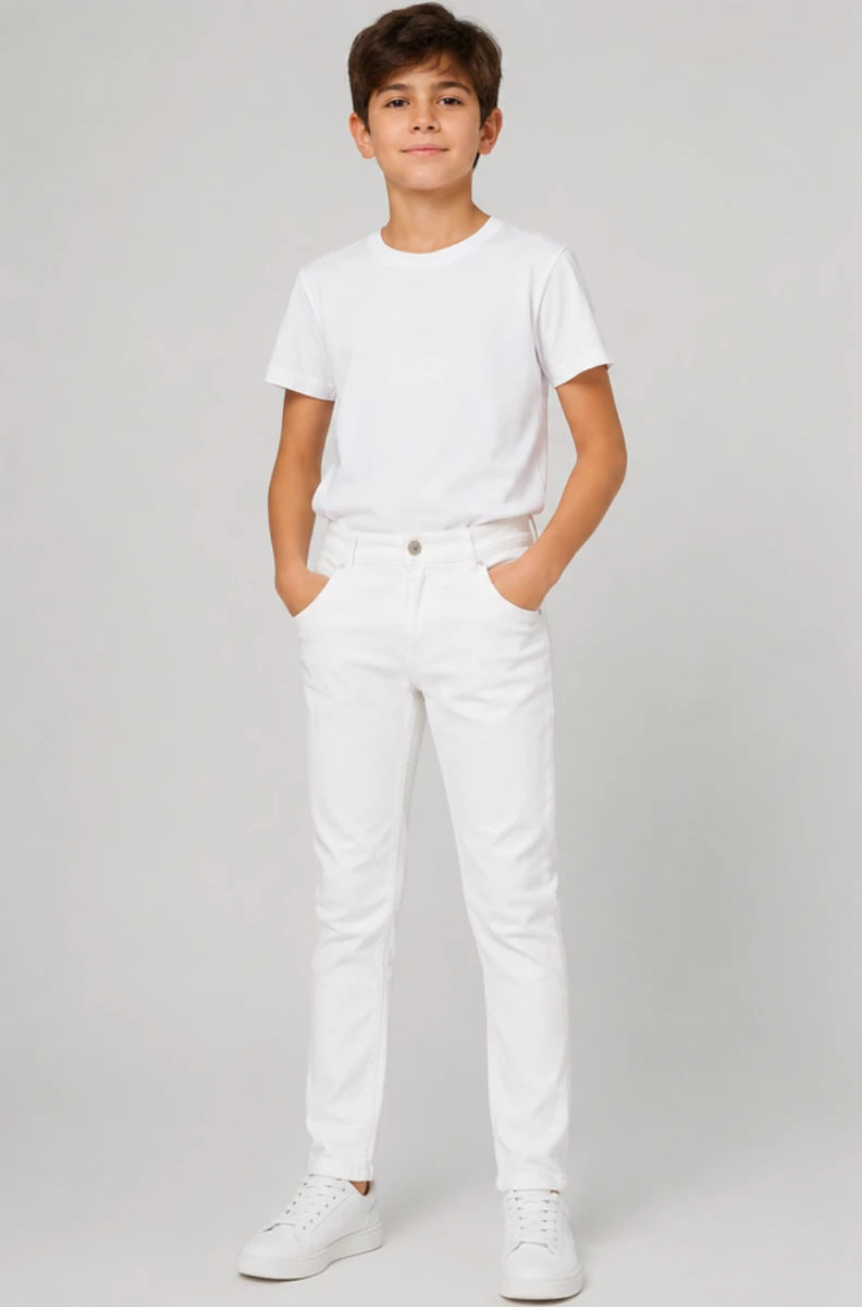 KETEN ERKEK ÇOCUK PANTALON 