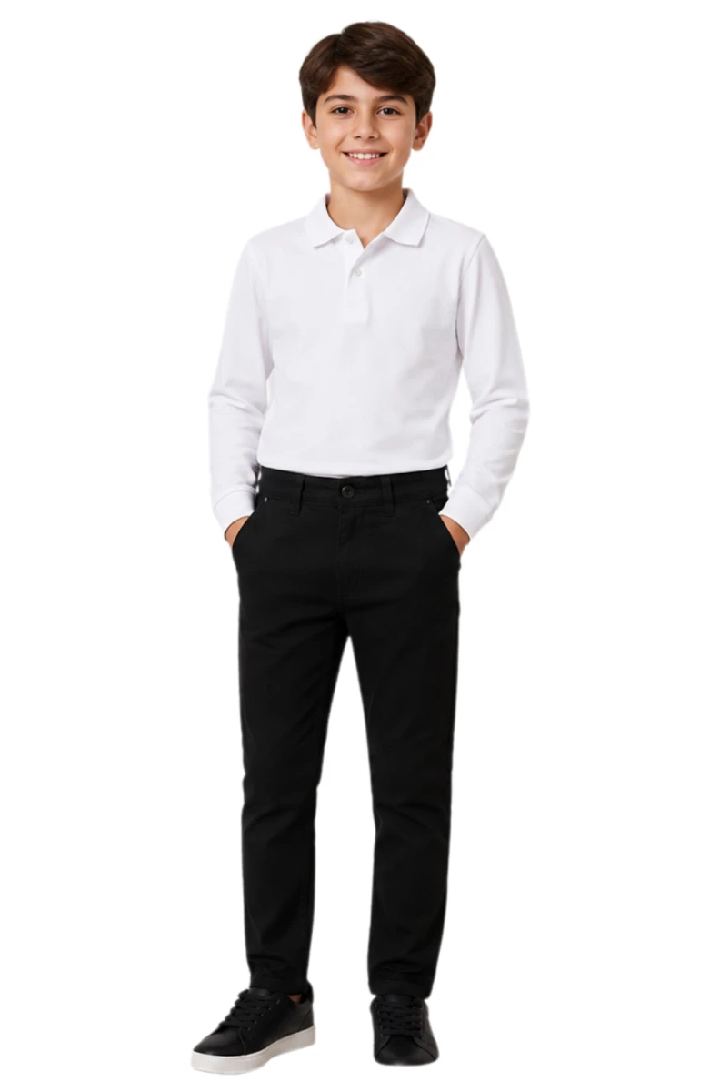 KETEN LİKRALI ERKEK OKUL PANTALON 