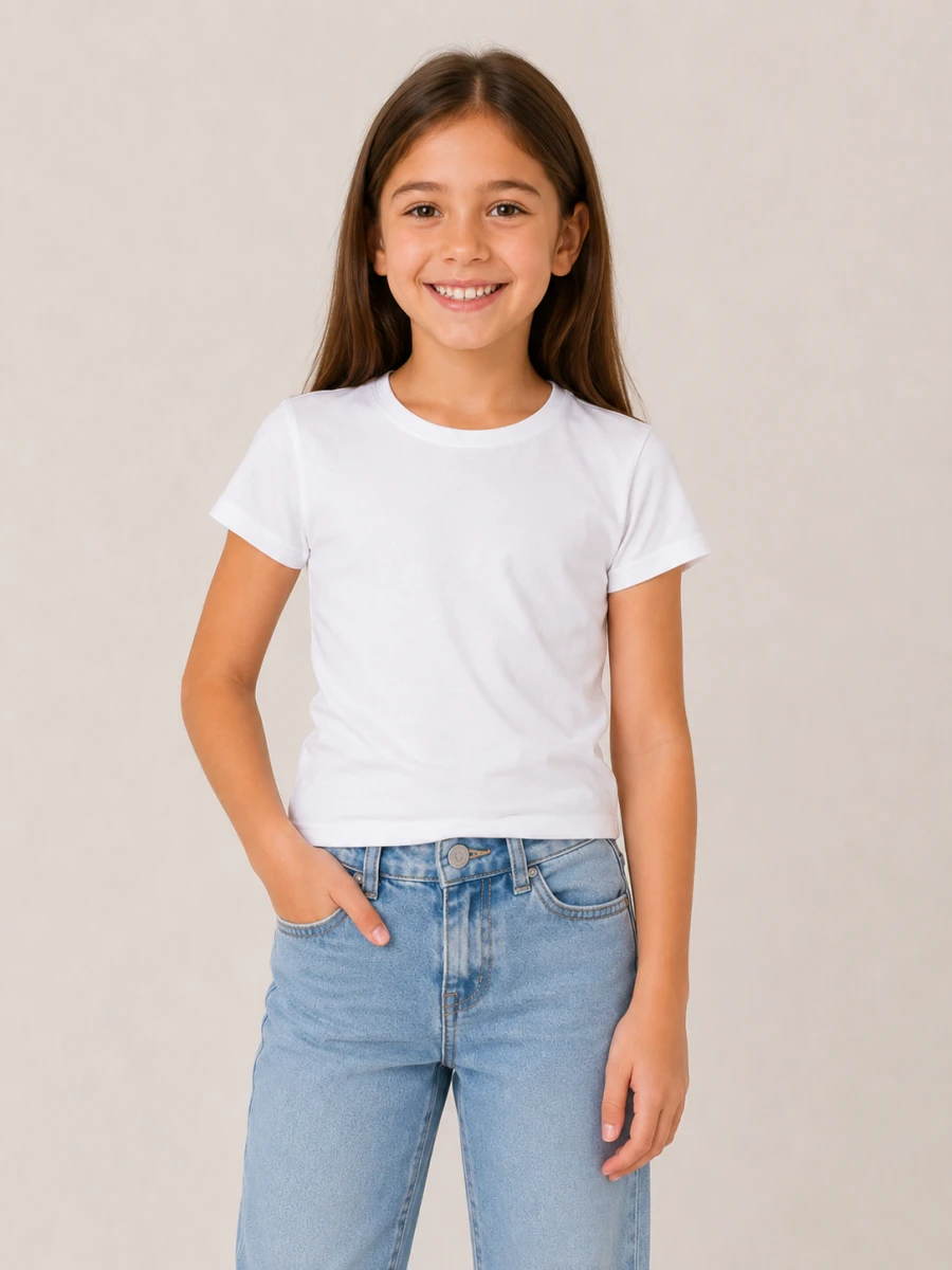 KISAKOL DÜZ MODEL KIZ ÇOCUK BADİ 1008