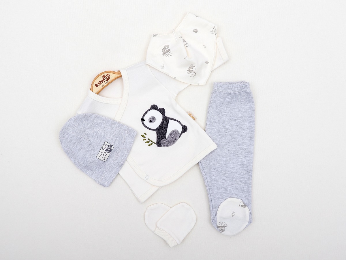 KOALA NAKIŞLI 5 Lİ BEBE ZIBIN TAKIM 2263