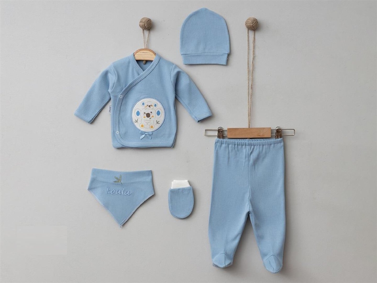 KOALA NAKIŞLI 5 Lİ ZIBIN SET 587