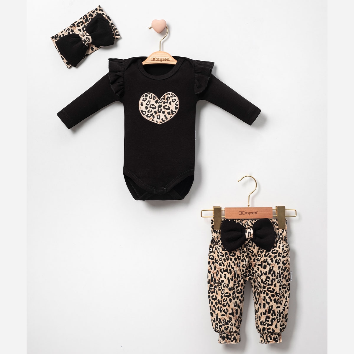 LEOPAR DESENLİ 3'LÜTAKIM