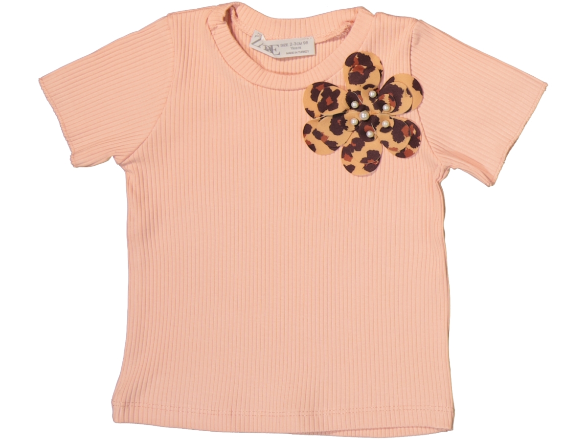 LEOPAR PAPATYA AKSESUARLI FİTİLLİ BADİ