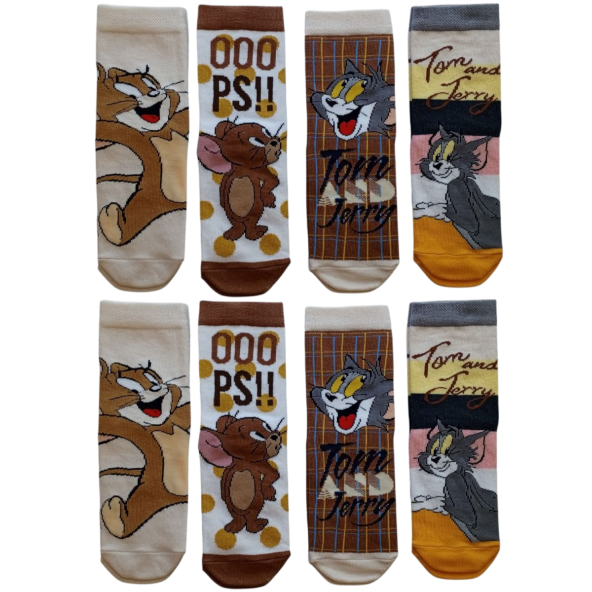 LİSANSLI TOM & JERRY TEMALI SOKET ÇORAP 23068