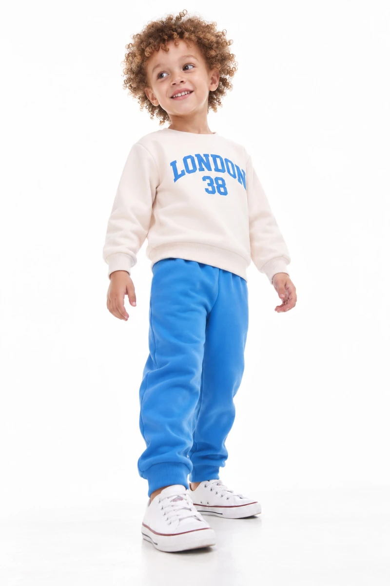  LONDON BASKILI 3 İP ERKEK ÇOCUK TAKIM 5733