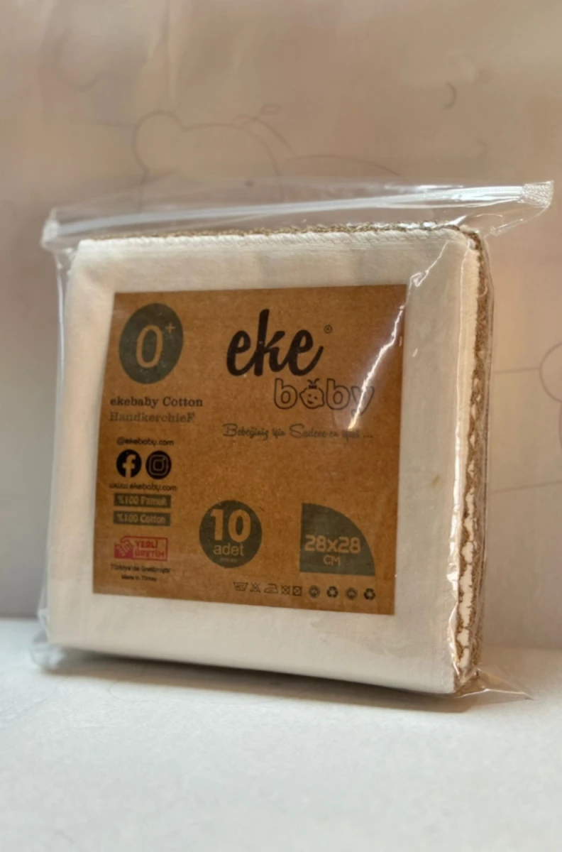 LÜX ORGANİC PENYE 10 LU BEBE MENDİL 1074