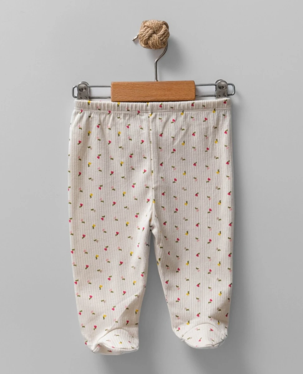 MİNİK LALE PATİKLİ KIZ BEBE TEK ALT 2165
