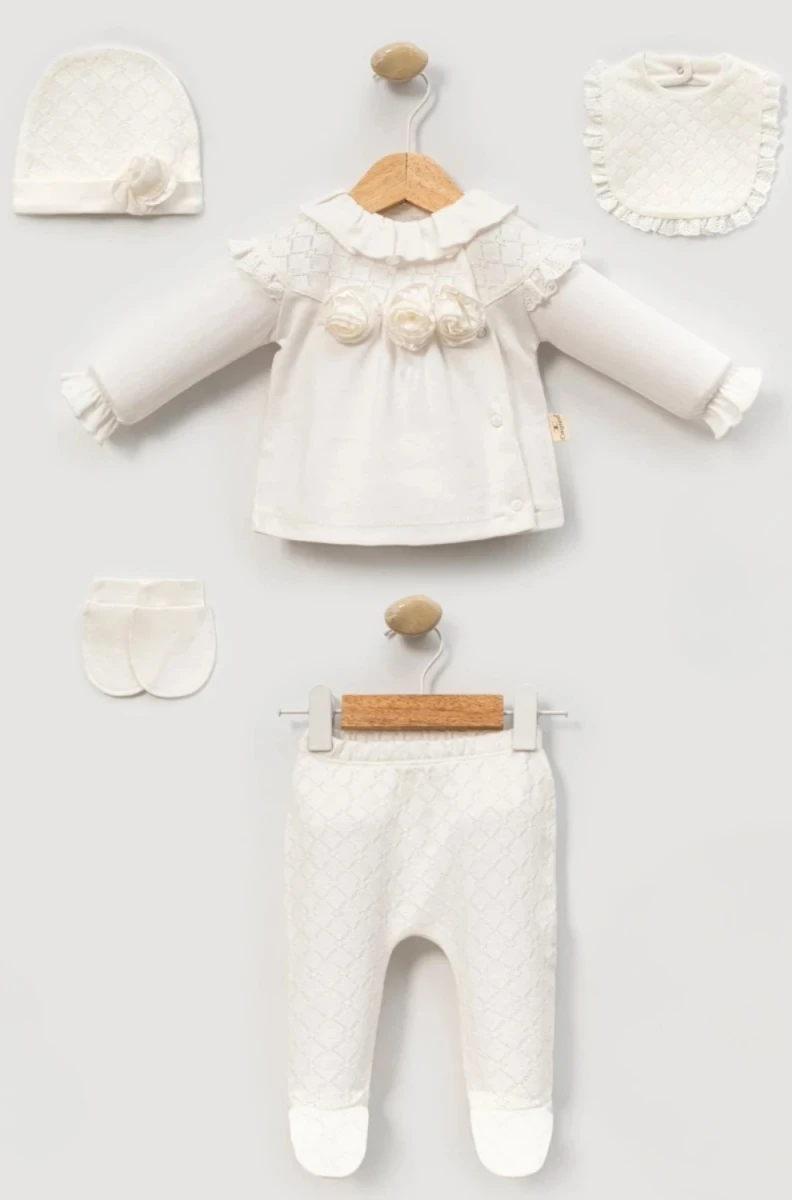 MİRA ELEGANCE KIZ BEBE 5 Lİ ZIBIN SET 2119