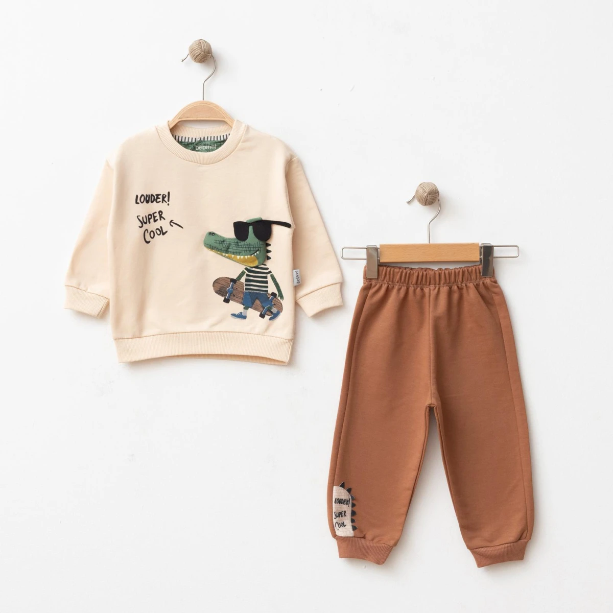 MOBİL TİMSAH 2 Lİ BEBE TAKIM 1004