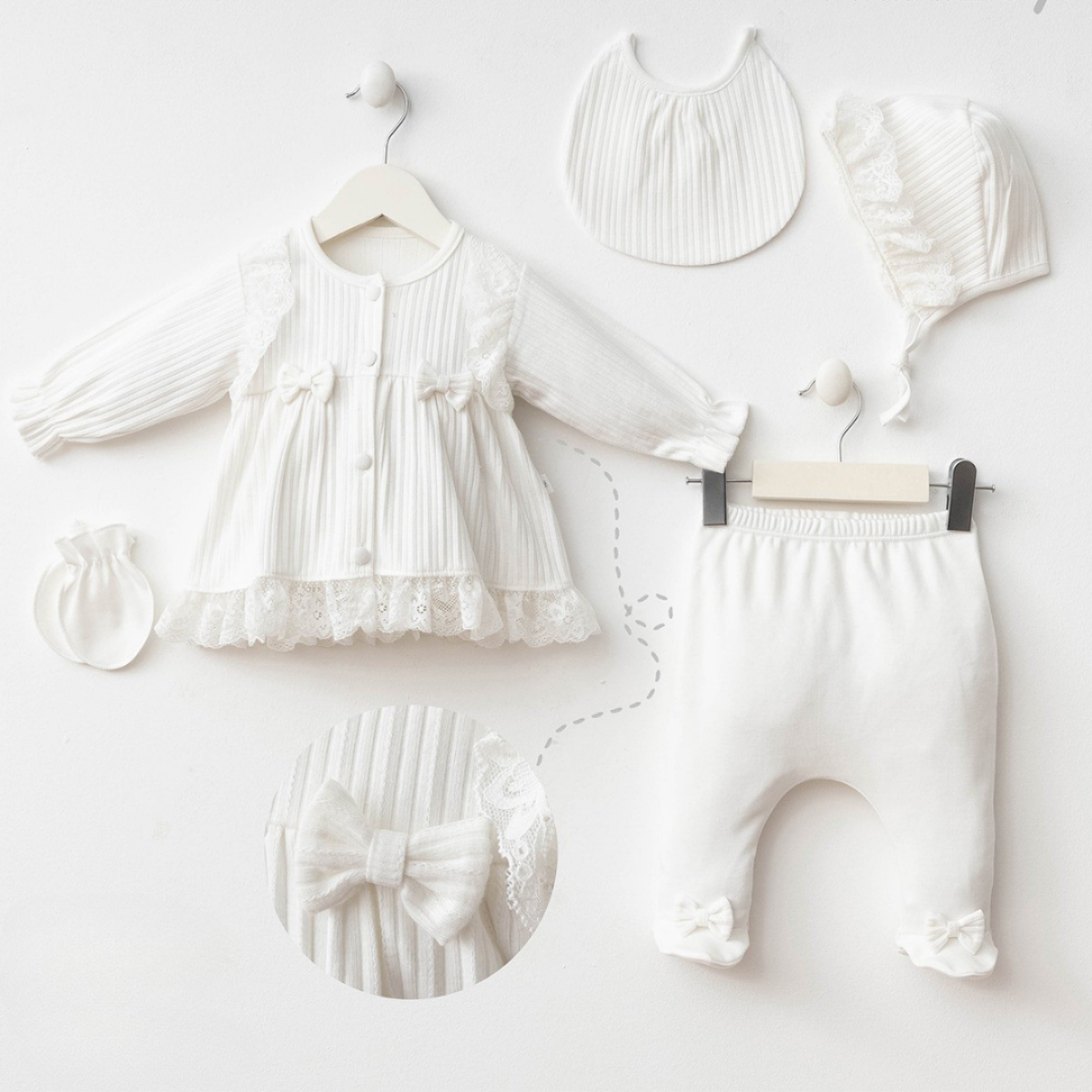 MONALİSSA KIZ 5 Lİ SET 7072