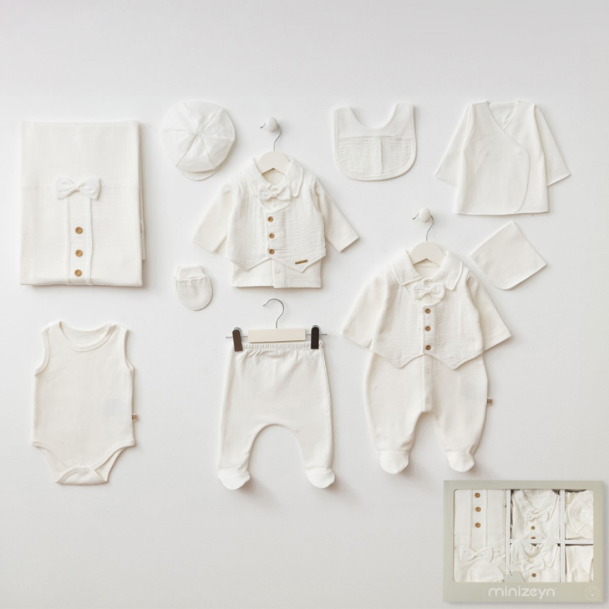 MÜSLIN DETAYLI 10 LU SET 10006
