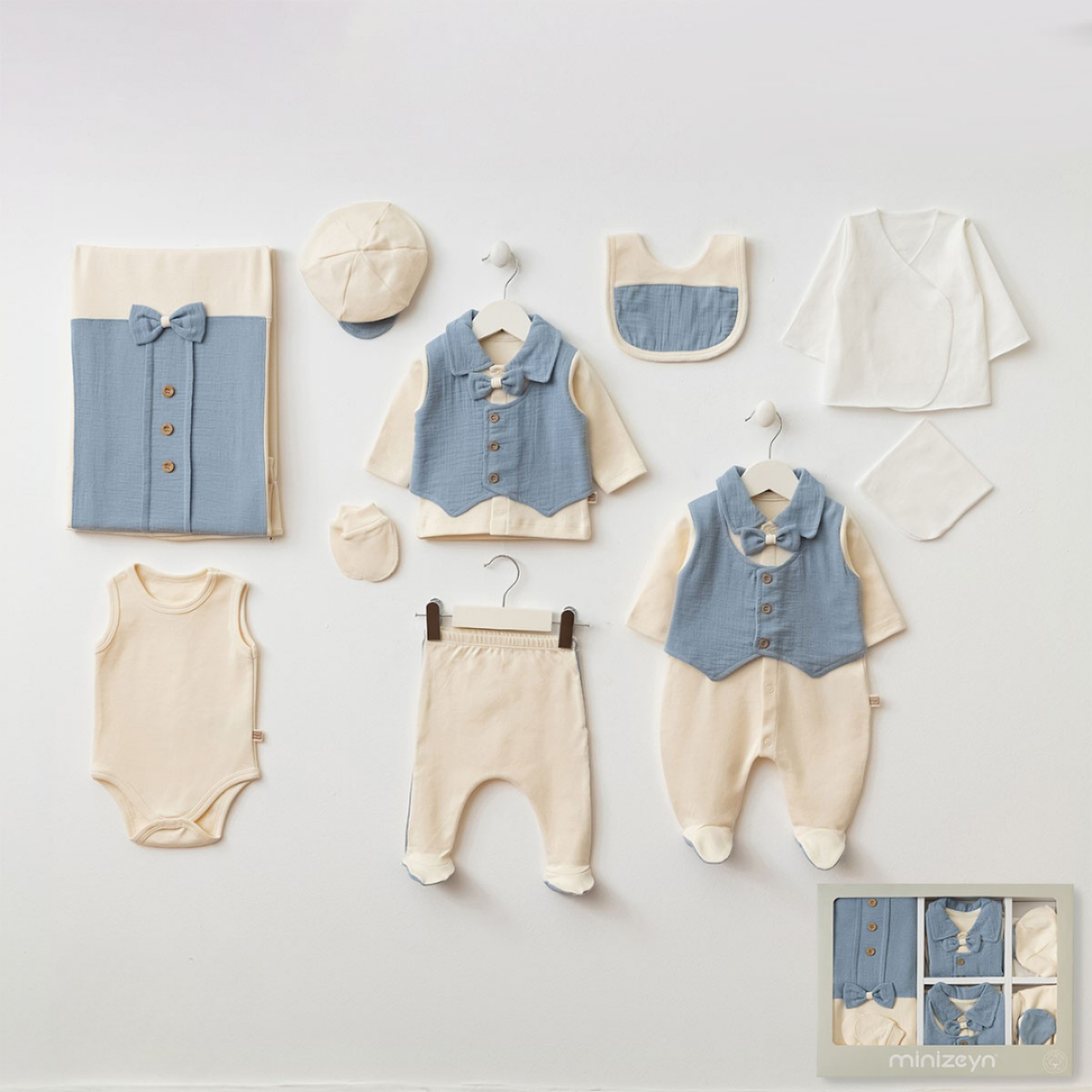 MÜSLIN DETAYLI 10 LU SET 10006