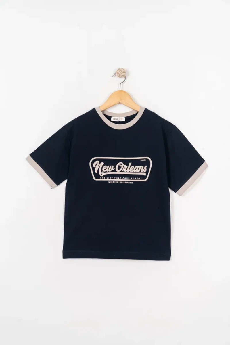 NEW ORLEANS BASKILI ERKEK ÇOCUK T-SHIRT 8303