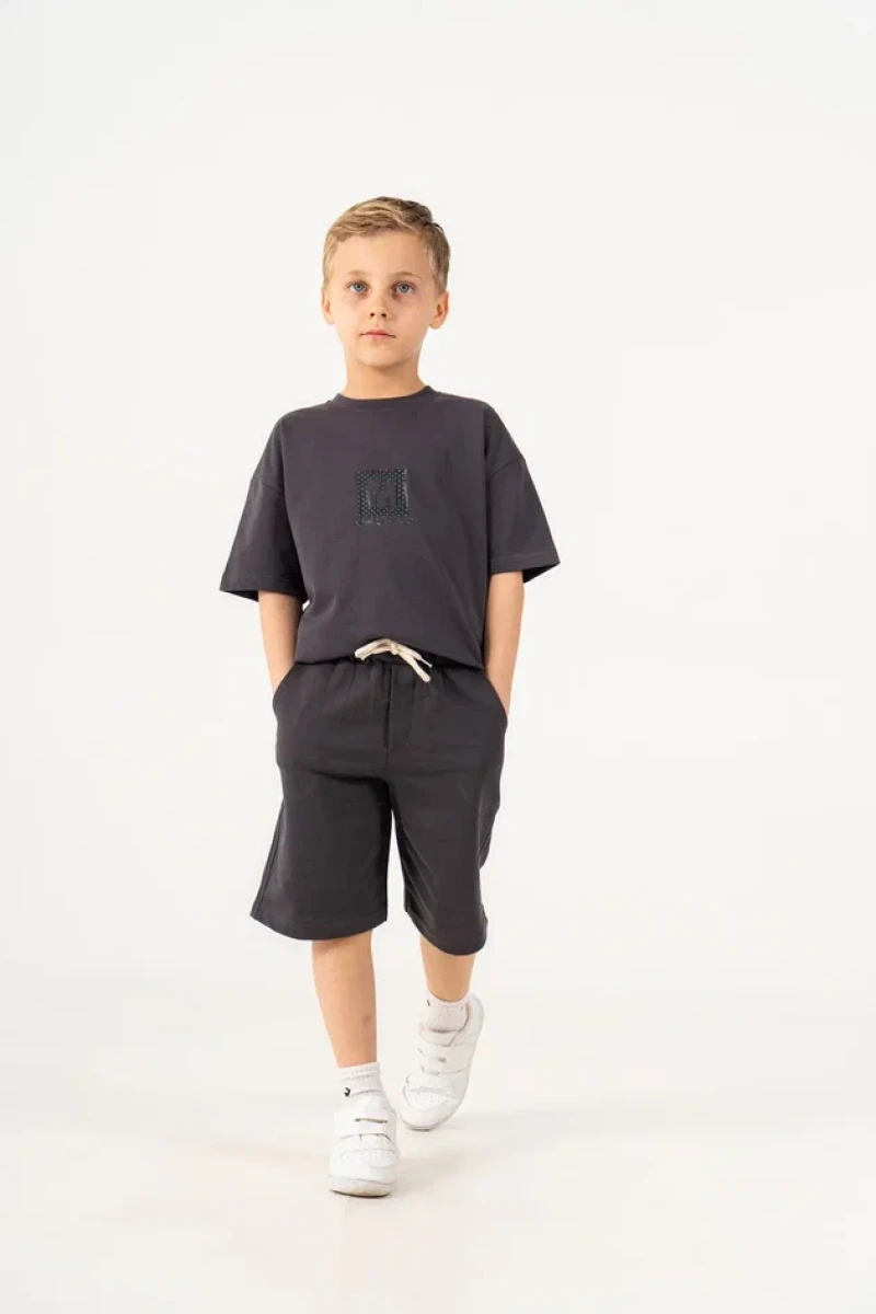 NEW SEASON BASKILI ERKEK ÇOCUK İKİLİ TAKIM 3186
