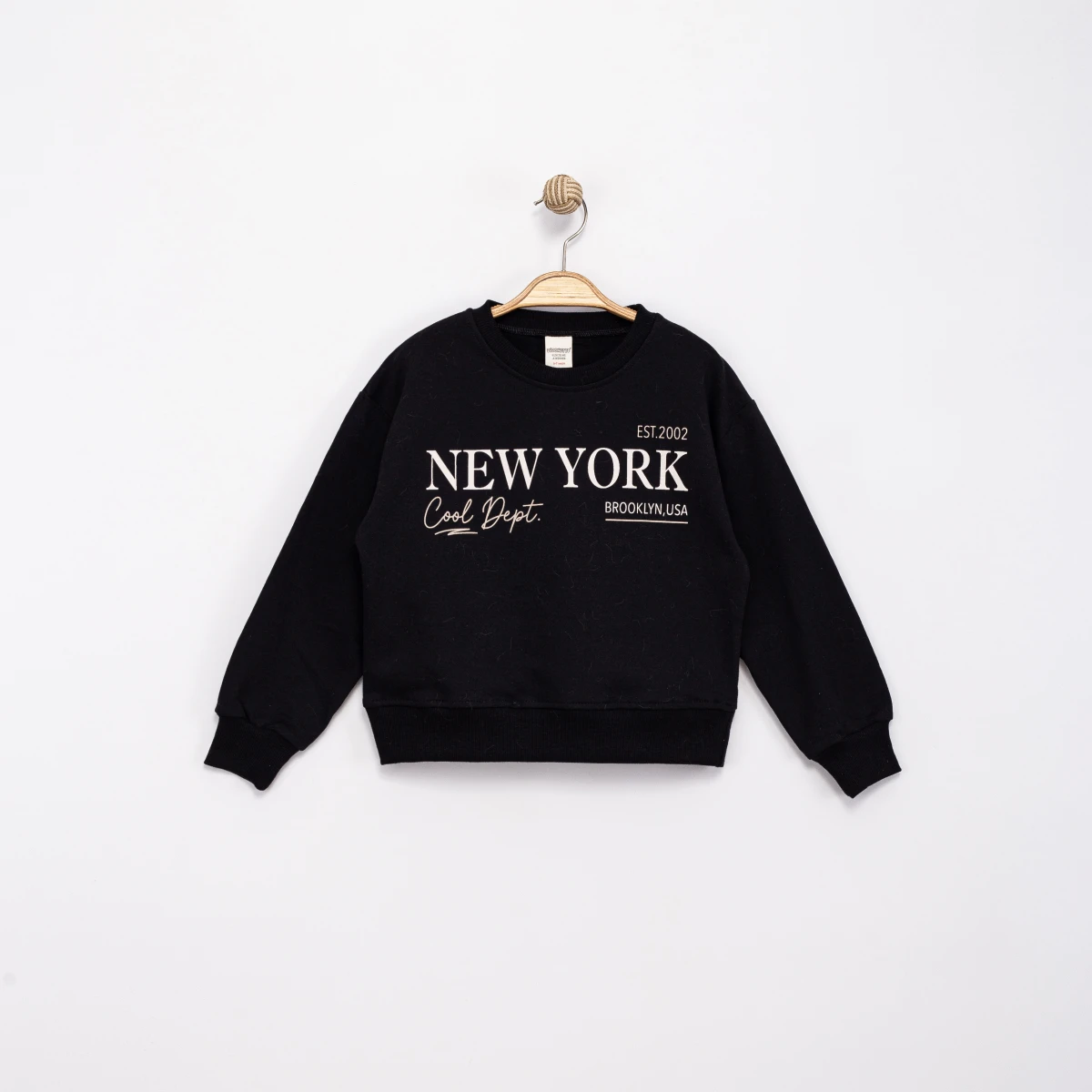 NEW YORK BASKILI 2 İP ERKEK ÇOCUK SWEAT 0342-3