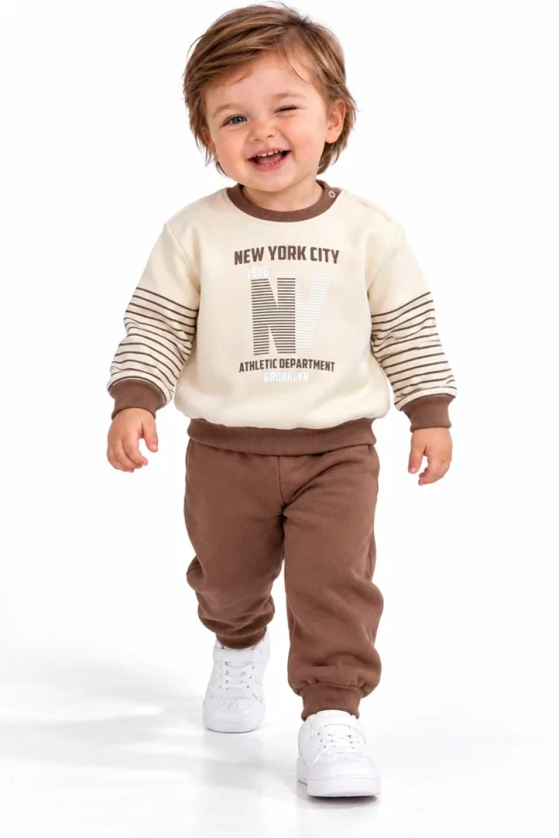 NEW YORK CITY 3 İP ERKEK BEBE TAKIM 4144