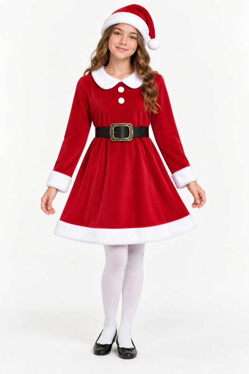 NOEL 2 Lİ KIZ ÇOCUK ELBİSE 210