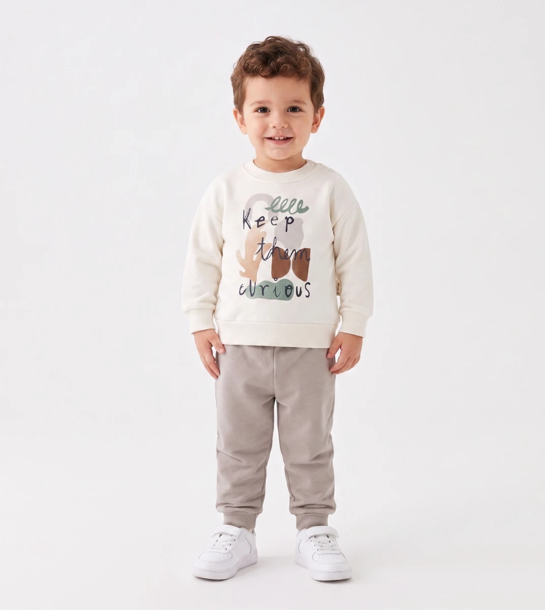 ÖN BASKILI 2 İP ERKEK BEBE TAKIM 3355