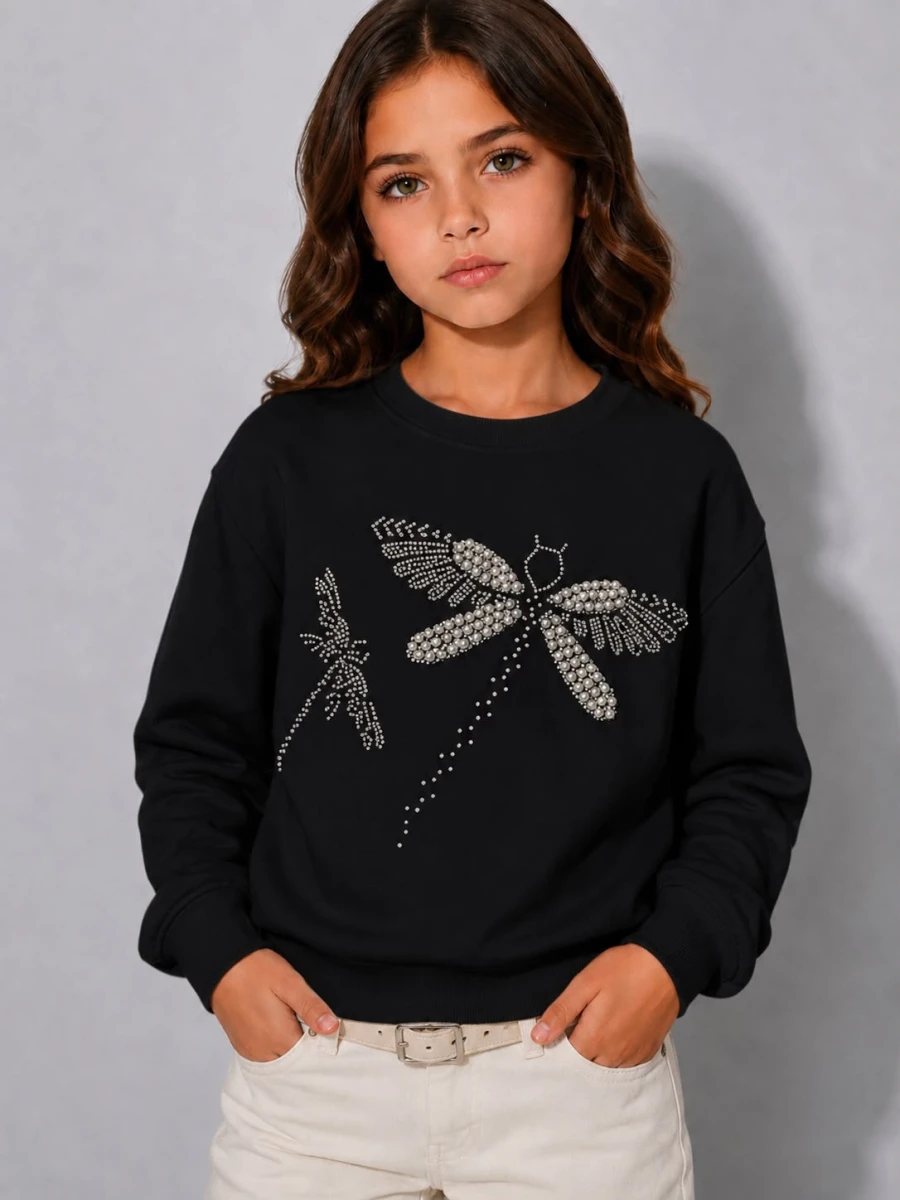 OYSHO İNCİ YUSUFCUK KIZ ÇOCUK SWEAT 8241