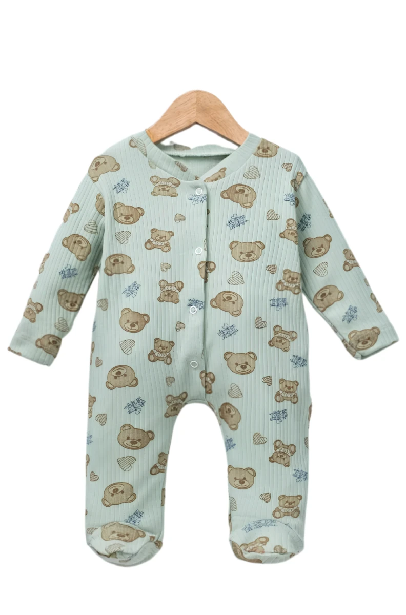 OYUNCAK AYI BASKILI PENYE BEBE PATİKLİ TULUM 100604