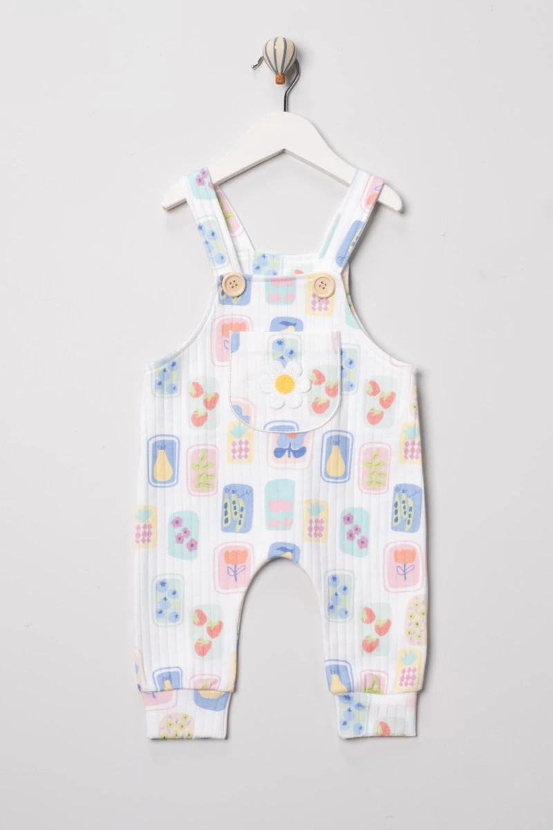PAPATYA MEYVELER BASKILI KIZ BEBE TULUM 0283