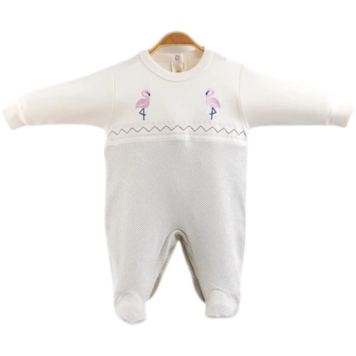 PELİKAN NAKŞLI KIZ BEBE TULUM 2443