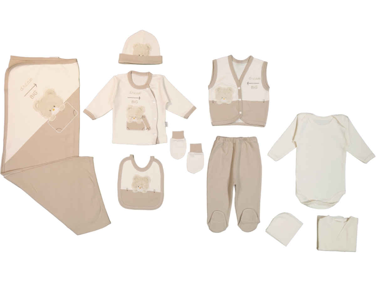 PELUŞ  AYICIK NAKIŞLI  10'LU SET
