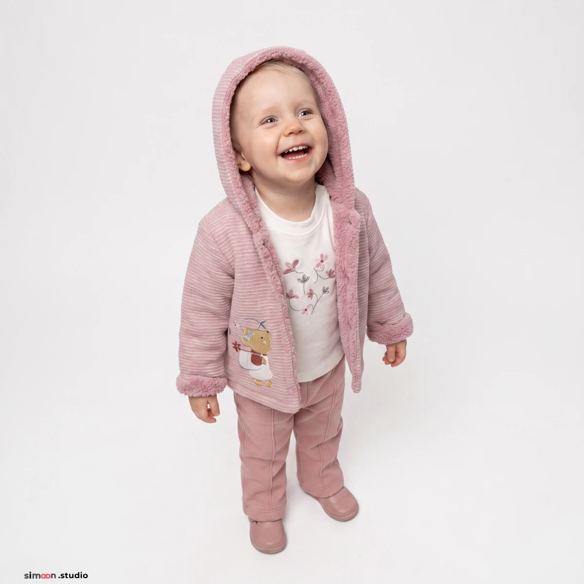 PELUŞ HIRKALI 3 LÜ KIZ BEBE TAKIM 8512
