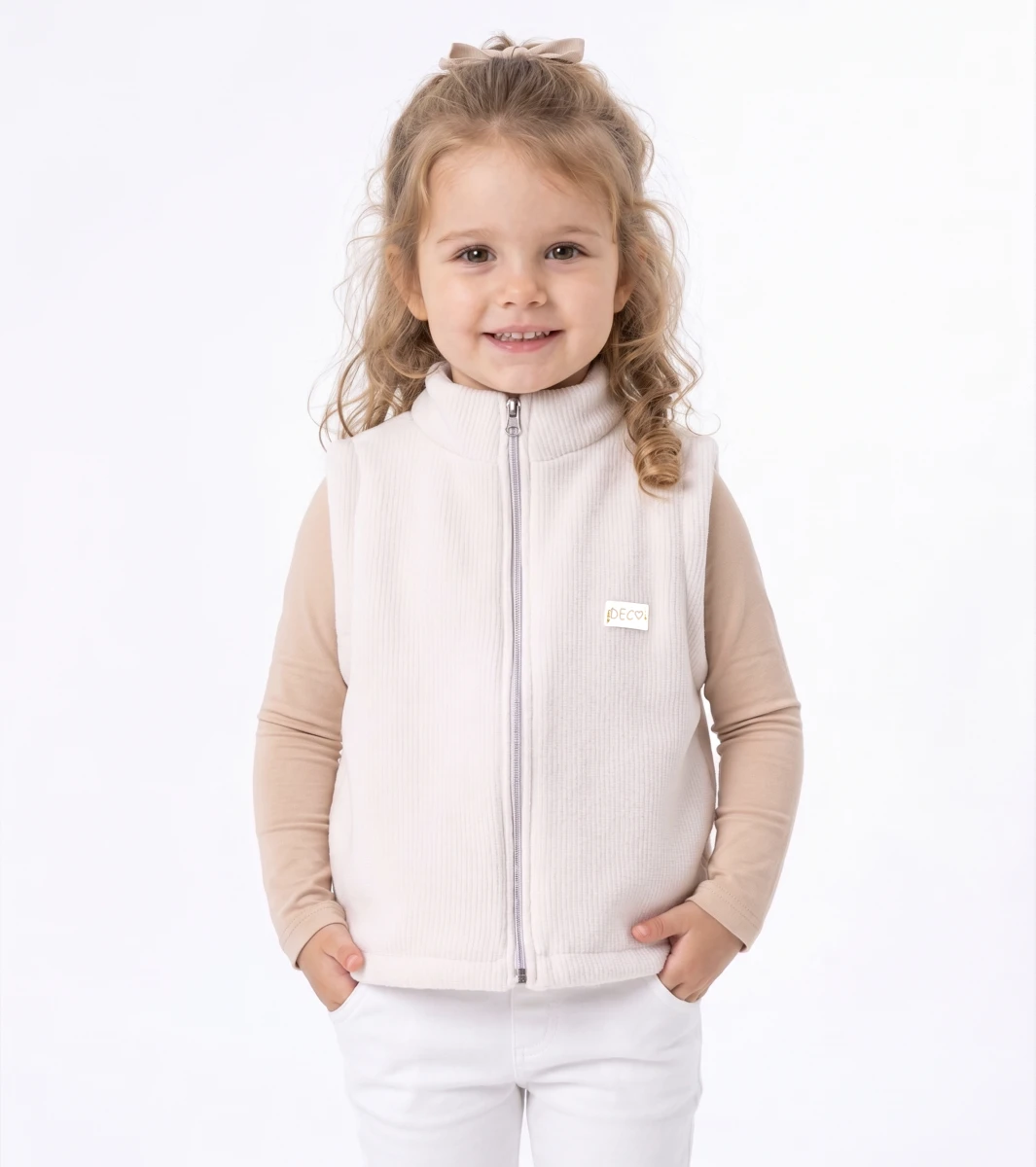 PELUŞ SELANİK KIZ ÇOCUK YELEK 57662