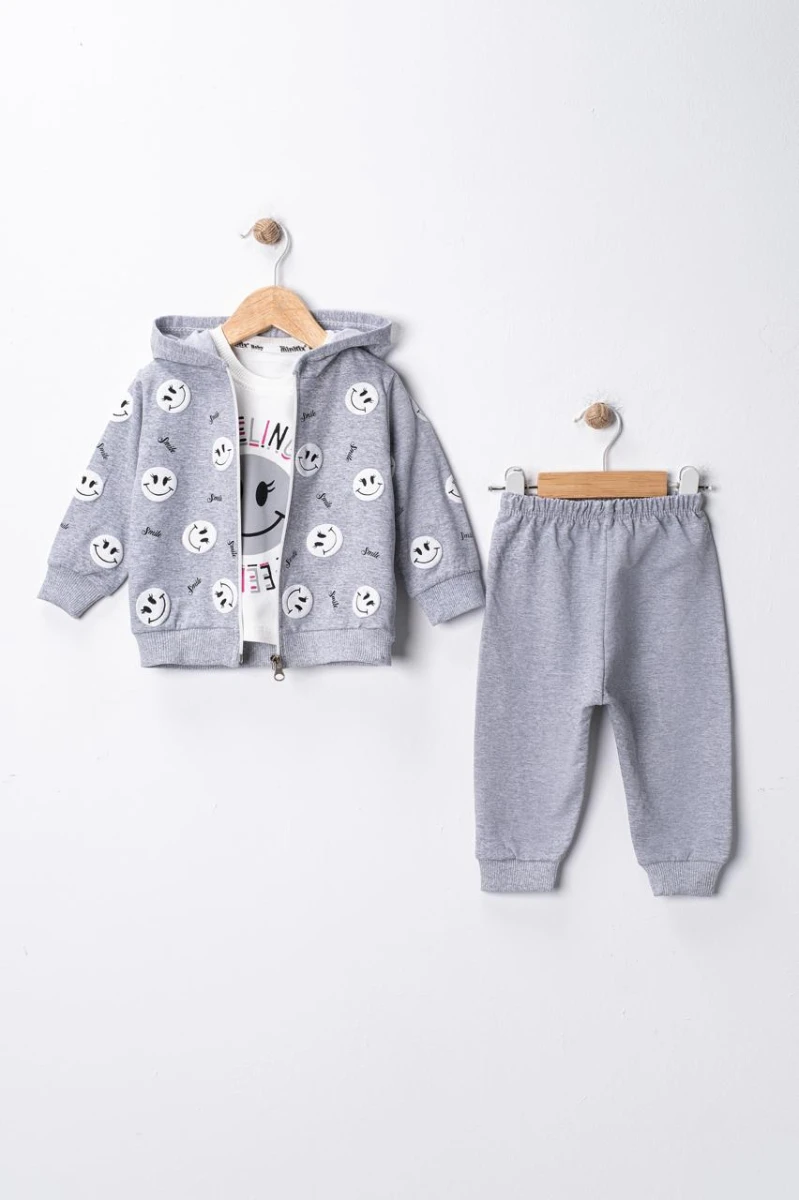 PENYE HIRKALI 3 LÜ UNISEX BEBE TAKIM 26255