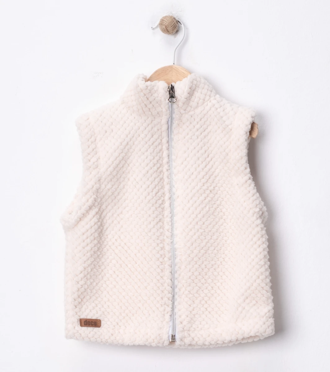 PETEKLİ PELUŞ ERKEK BEBE YELEK 57118