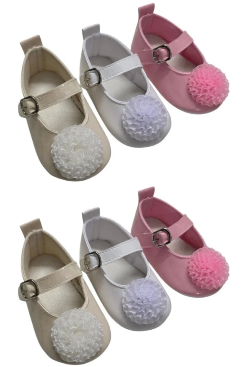 PONPONLU KIZ BEBE PATİK 4105