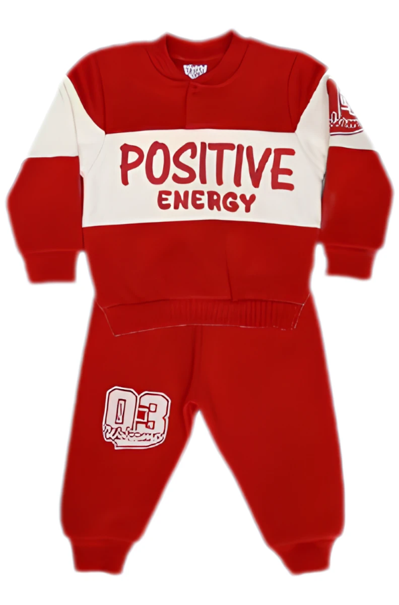 POSITIVE BASKILI 3 İP ERKEK BEBE TAKIM 26742