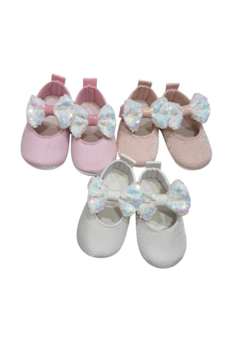 PULLU FİYONK DETAYLI KIZ BEBE PATİK 4102