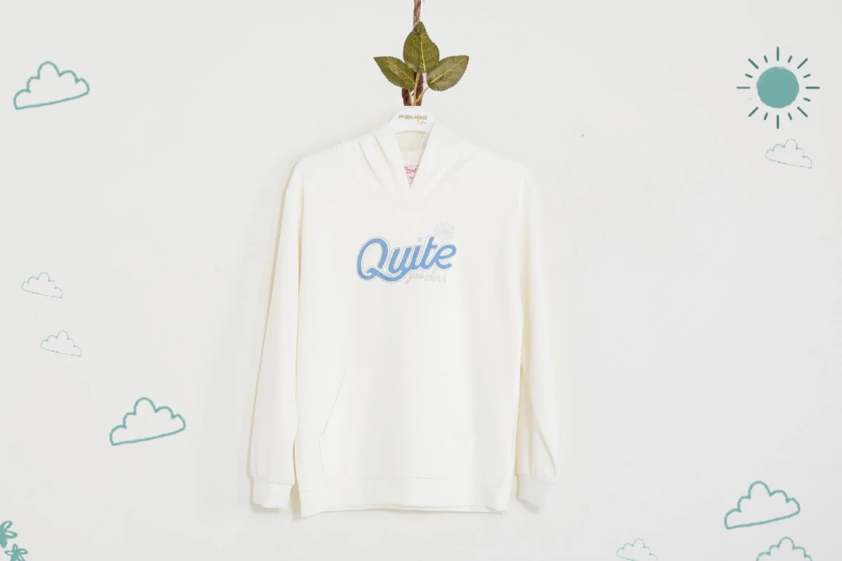 QUİTE TAŞLI OYSHO KAPÜŞONLU SWEAT 3898