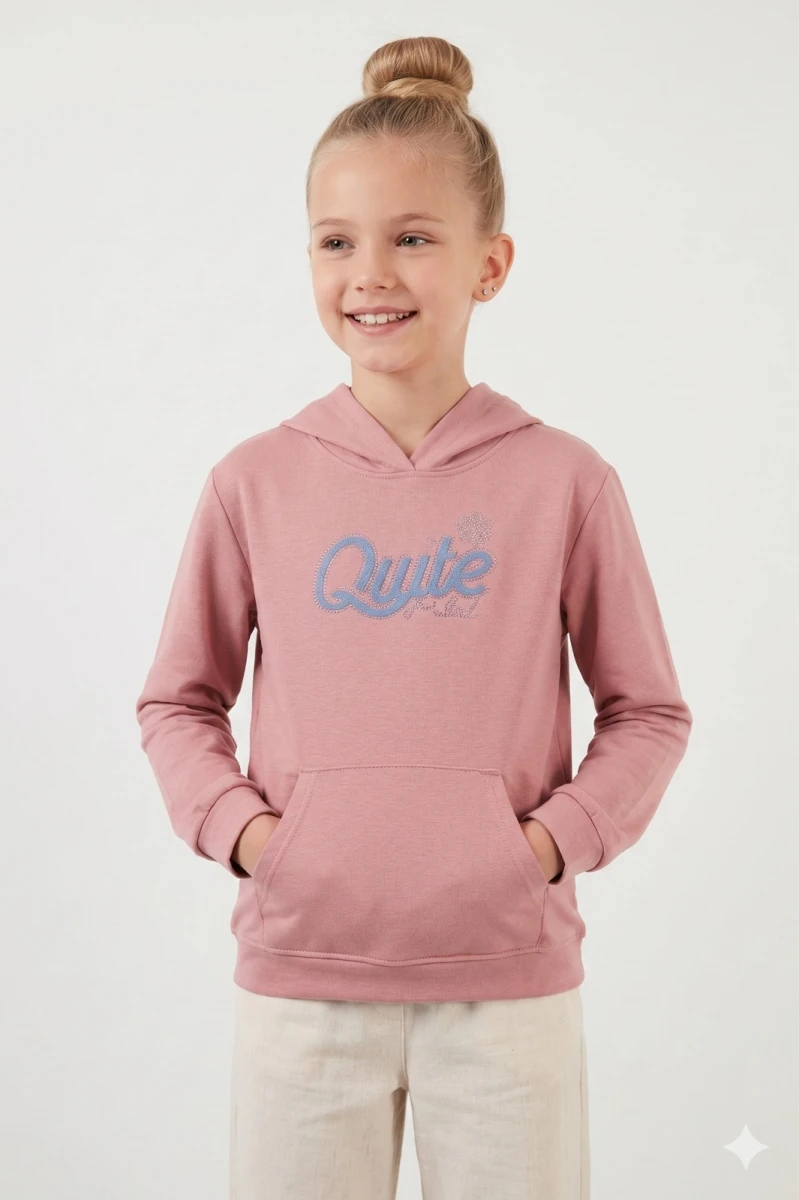 QUİTE TAŞLI OYSHO KAPÜŞONLU SWEAT 4898