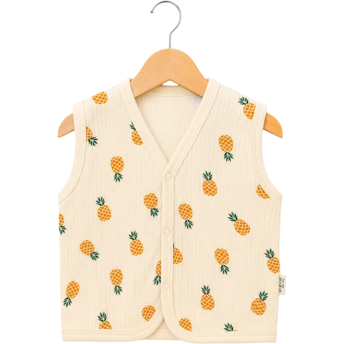 RAPORLU ANANAS DESEN PENYE BEBE YELEK 6290