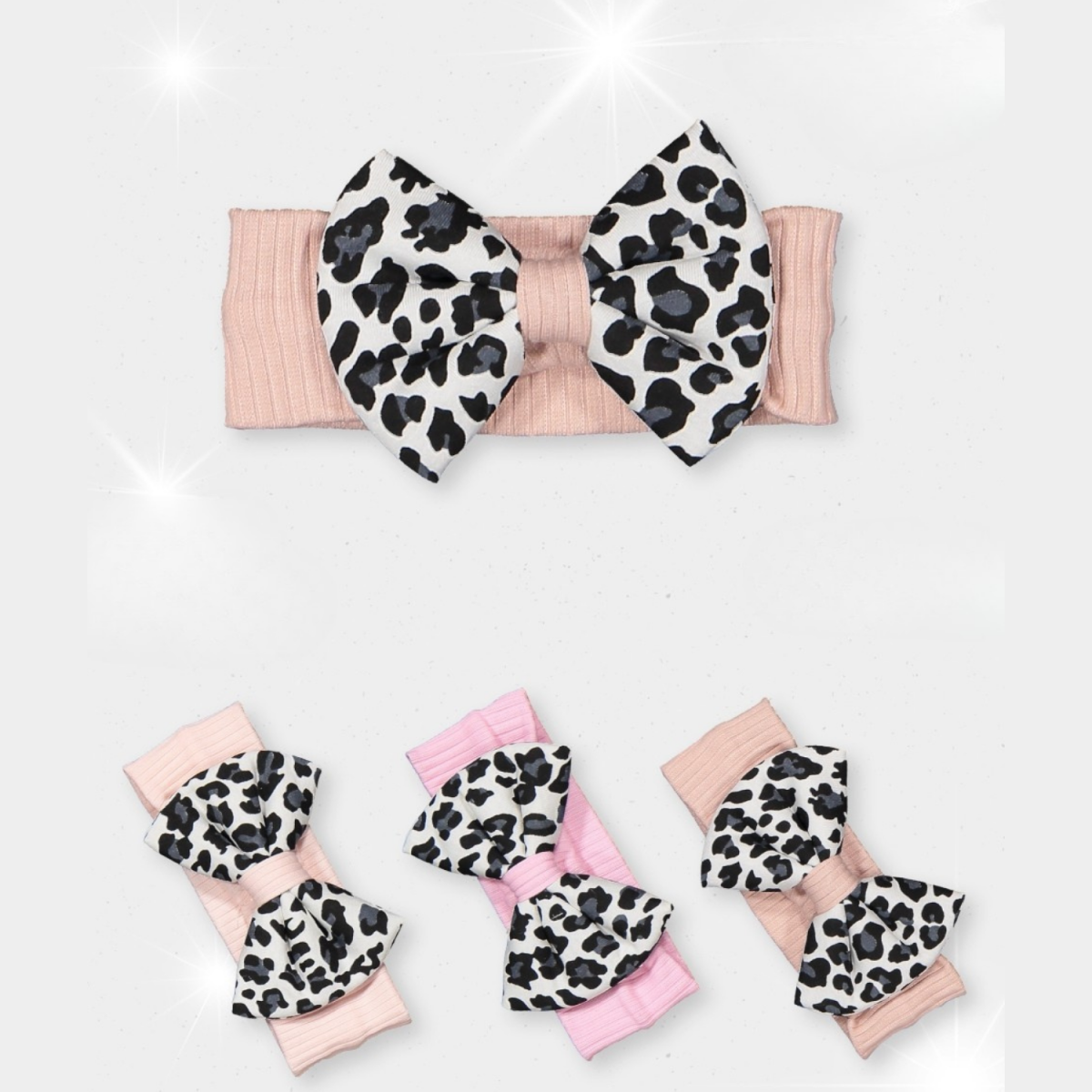 RAPORLU LEOPAR TEMALI BEBE SAÇBANDI 6130