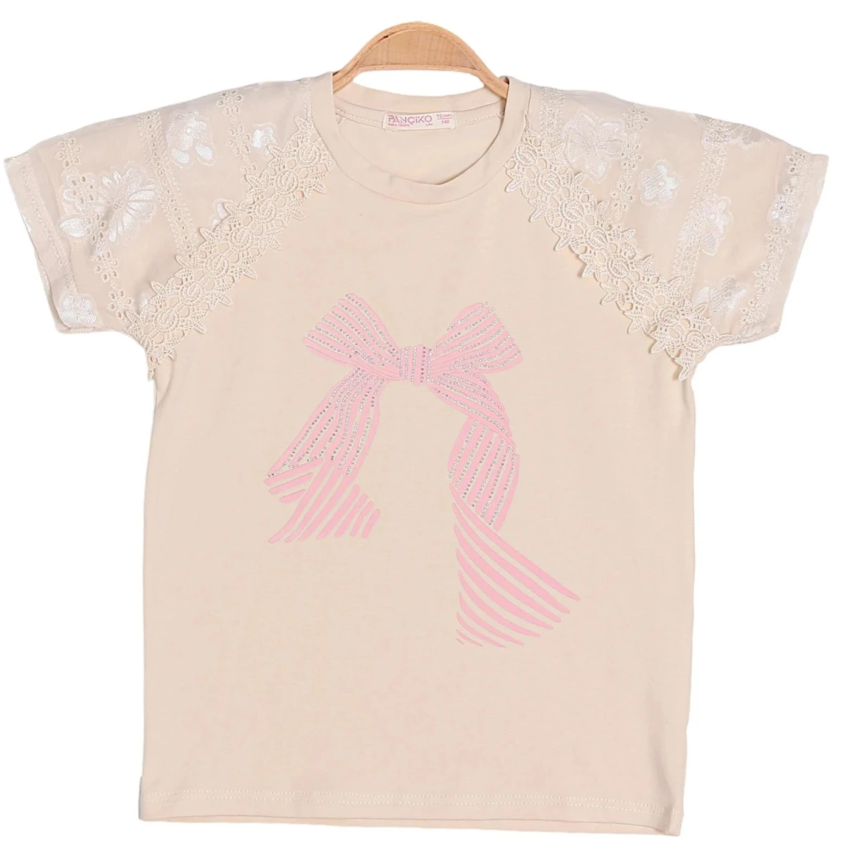 REGLAN KOL FİYONK BASKILI KIZ ÇOCUK BADİ 7812